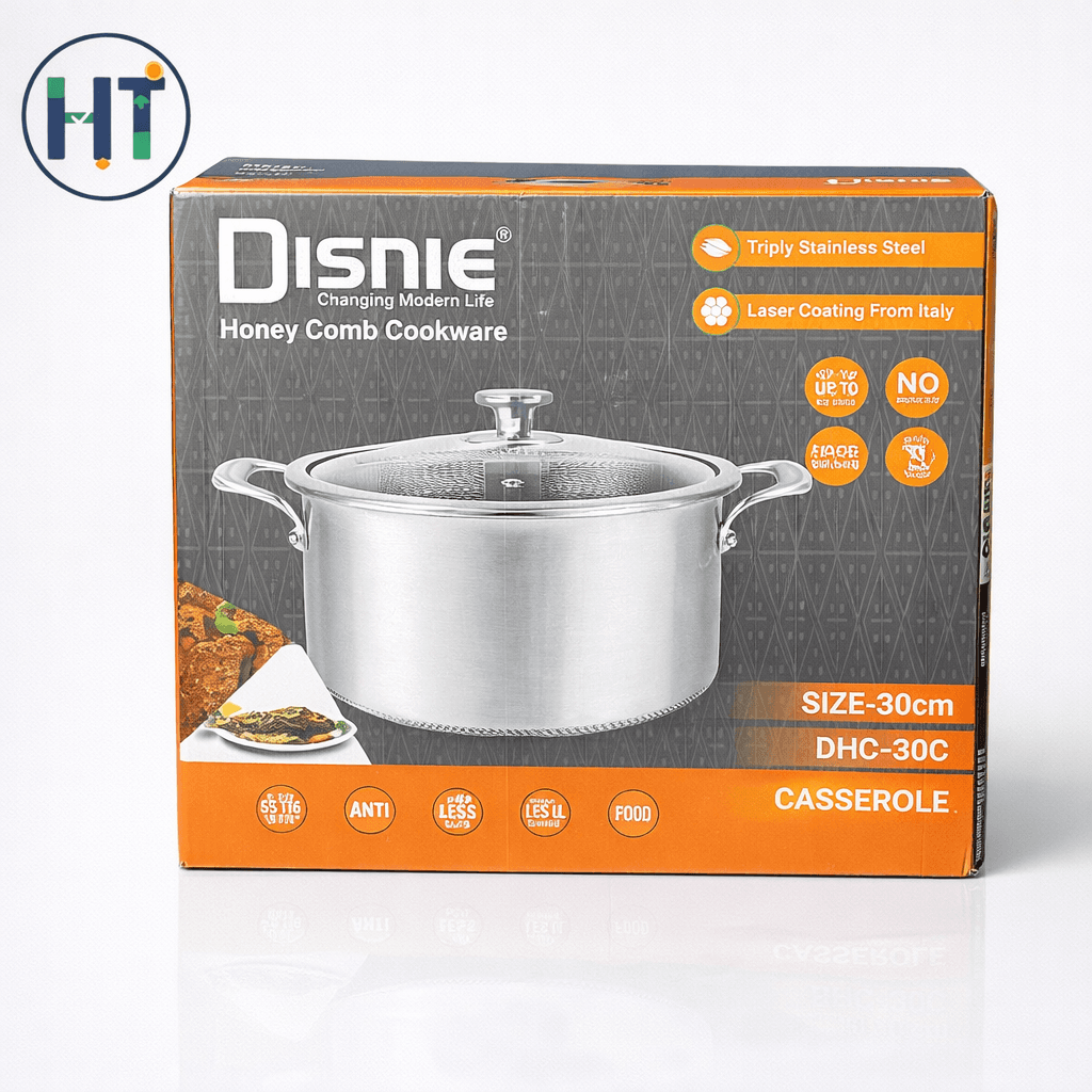 Disnie 30cm SUS 316 Honeycomb Casserole 2
