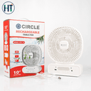 Circle RTF-10 Rechargeable Table Fan 10 Inch AC/DC Fan