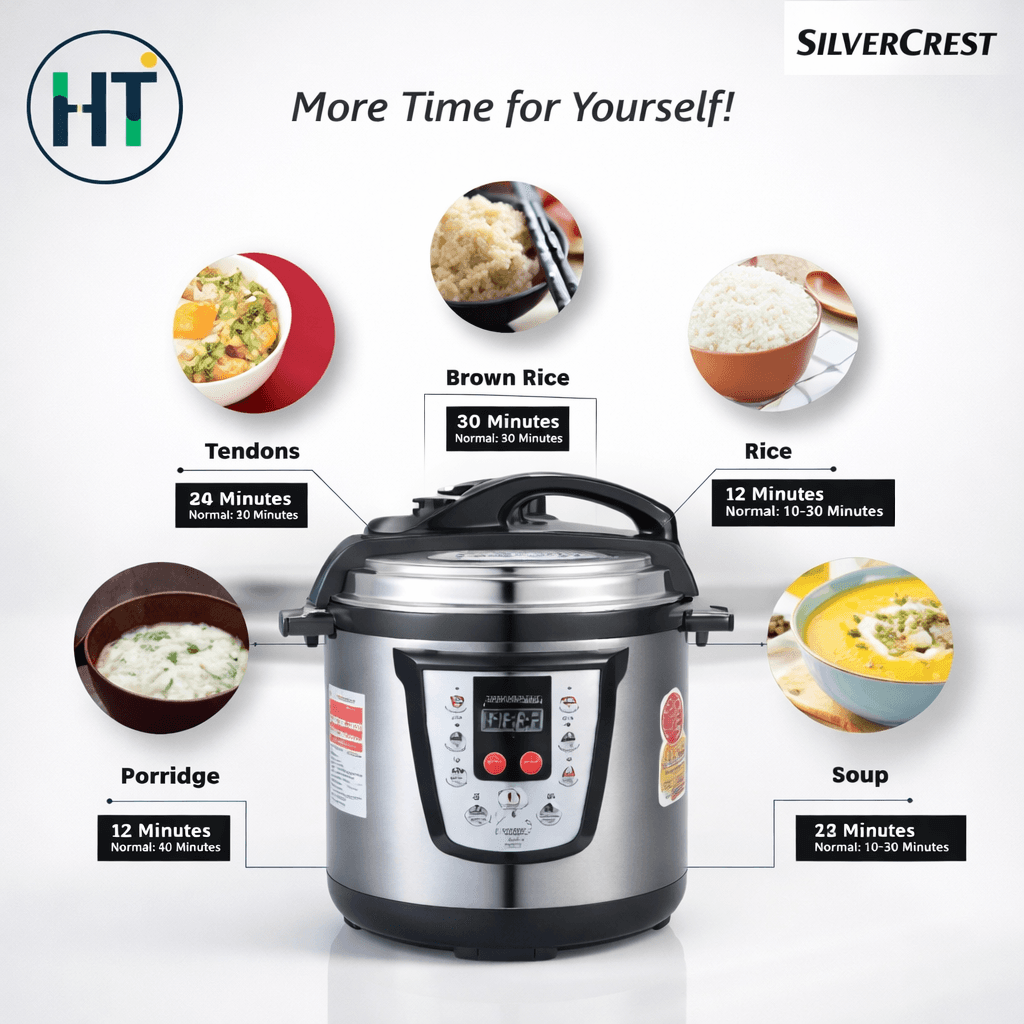 Silver Crest- 6 Litre Electric Pressure Cooker MSE6817 2