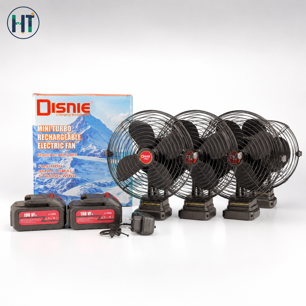 DISNIE Mini Turbo Rechargeable Electric Fan