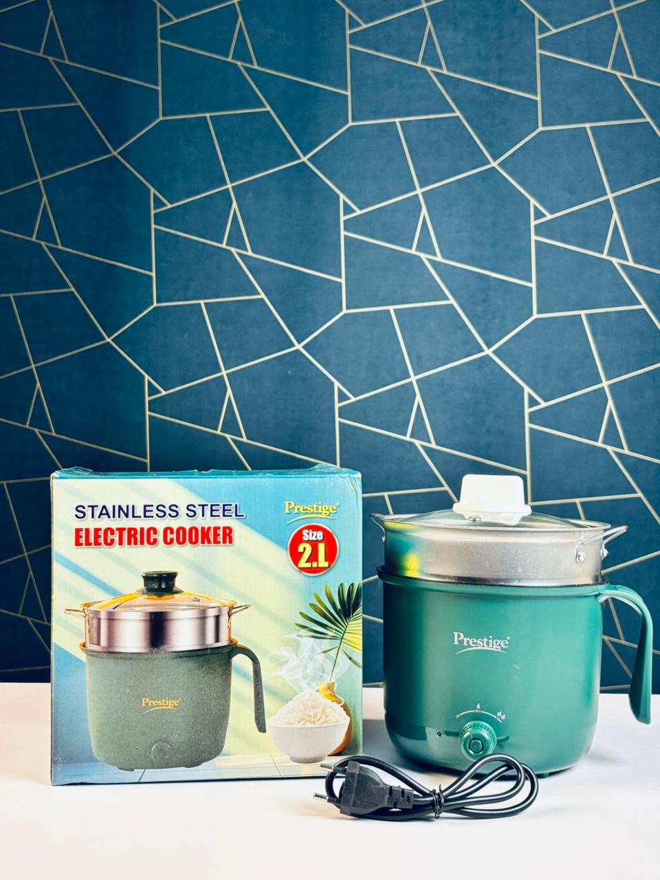 Prestige Stainless Steel Electric Cooker (2L)