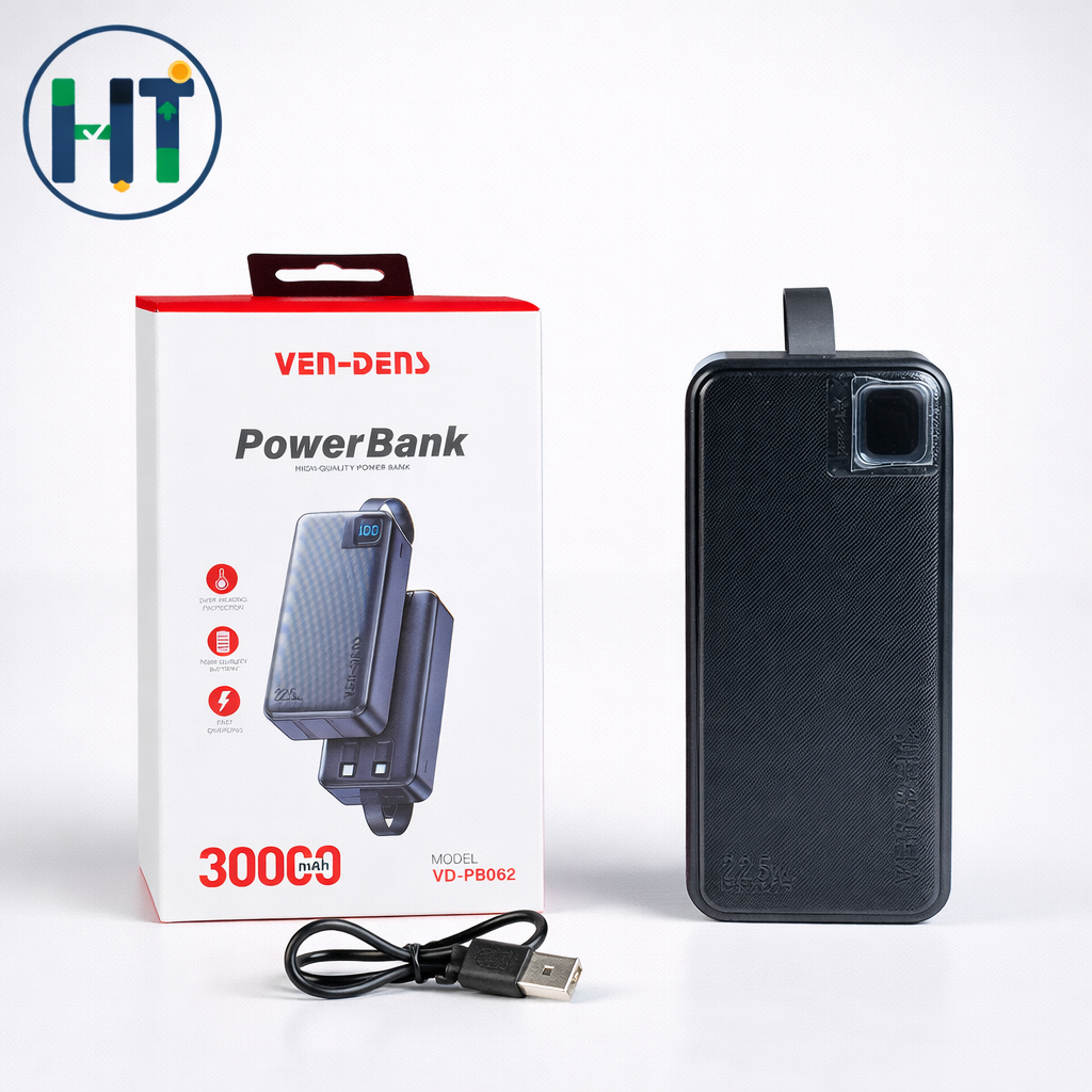 VEN-DENS 30000mAh Fast Charging Power Bank (Model VD-PB062)
