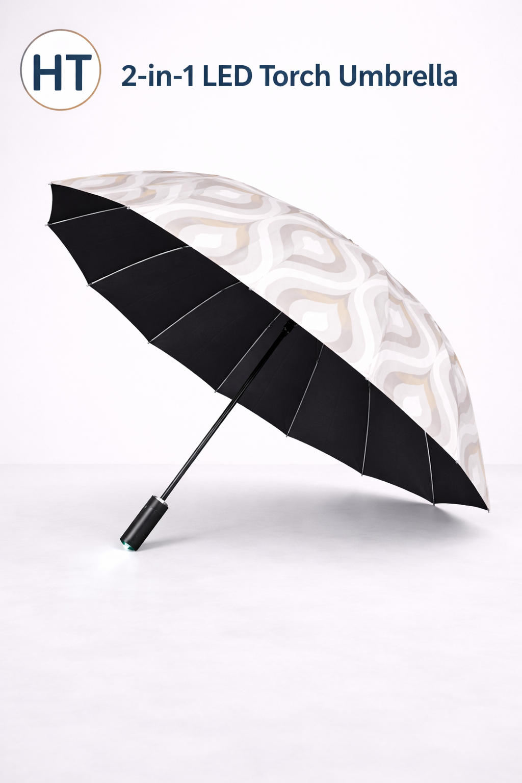 2-in-1 LED Torch Umbrella