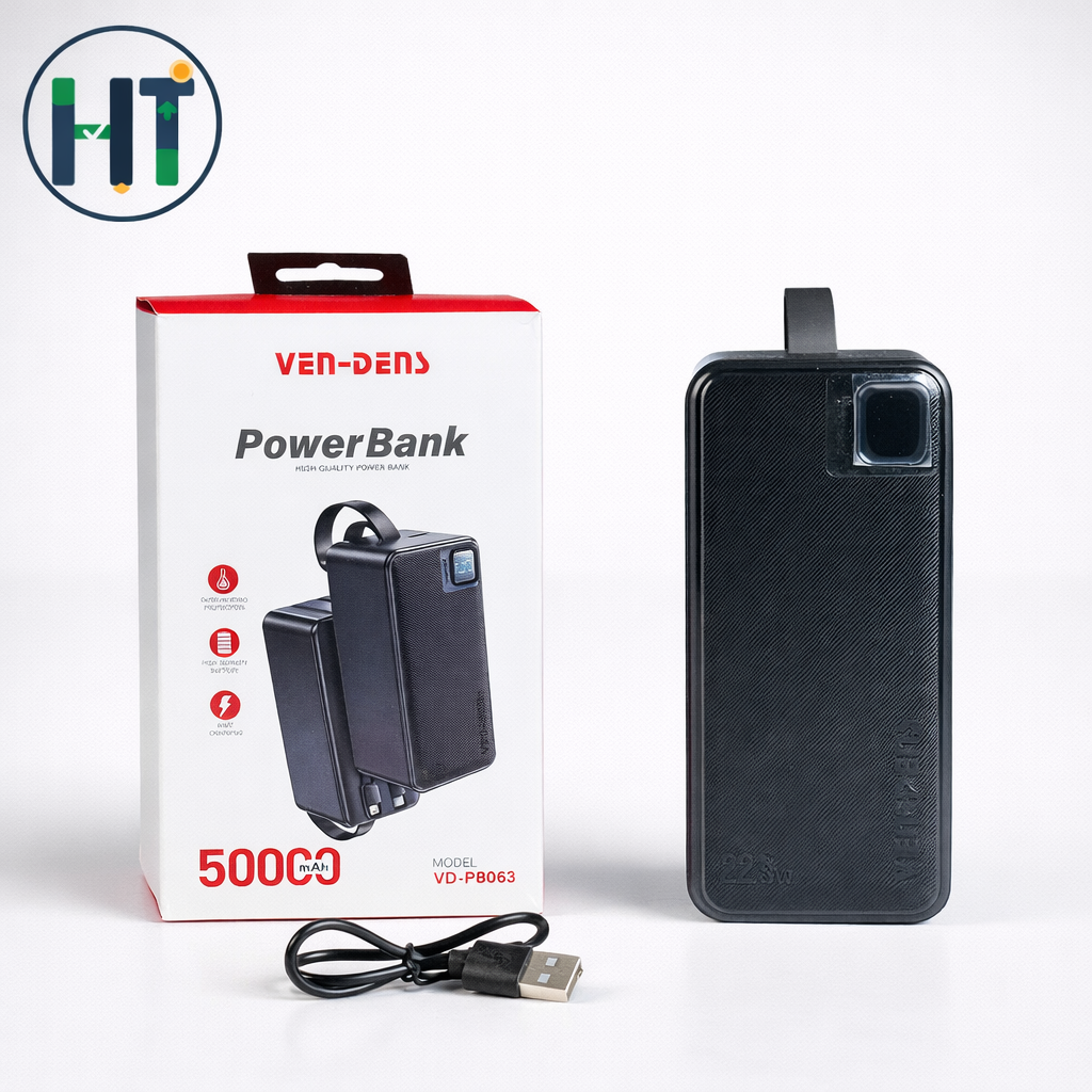 VEN-DENS 50000mAh Fast Charging Power Bank VD-PB063