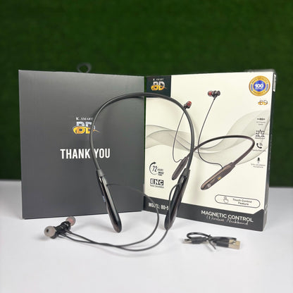 K.Smart BD-500 Neckband With ENC, Touch Control And 72Hours Battery Backup