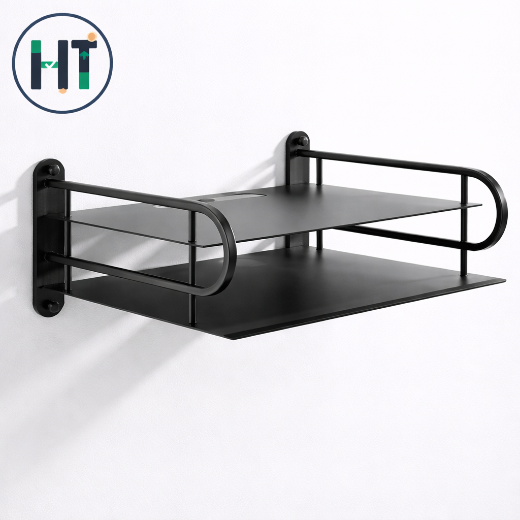 Wall mounted router stand