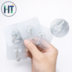Transparent Hook Adhesive Bathroom Kitchen Wall Stickers