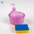 2-in-1 Dish Soap Pump Dispenser and Sponge Holder Caddy.