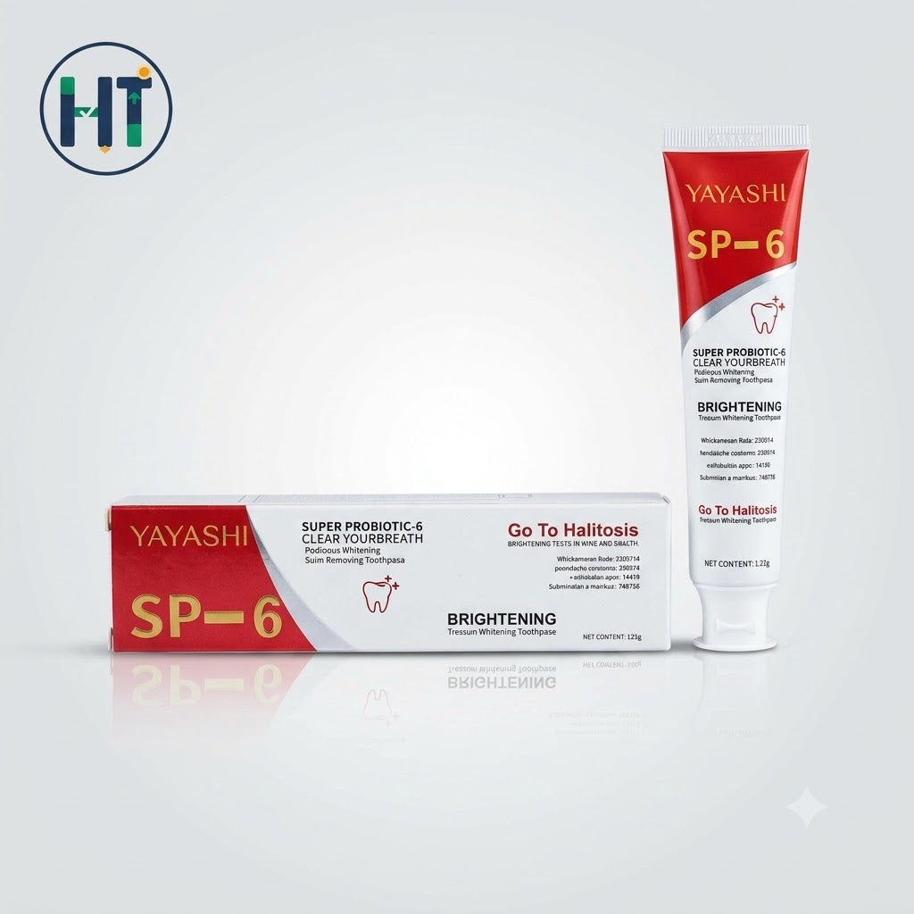 YAYASHI Super Probiotic-6 Whitening Toothpaste (120g)