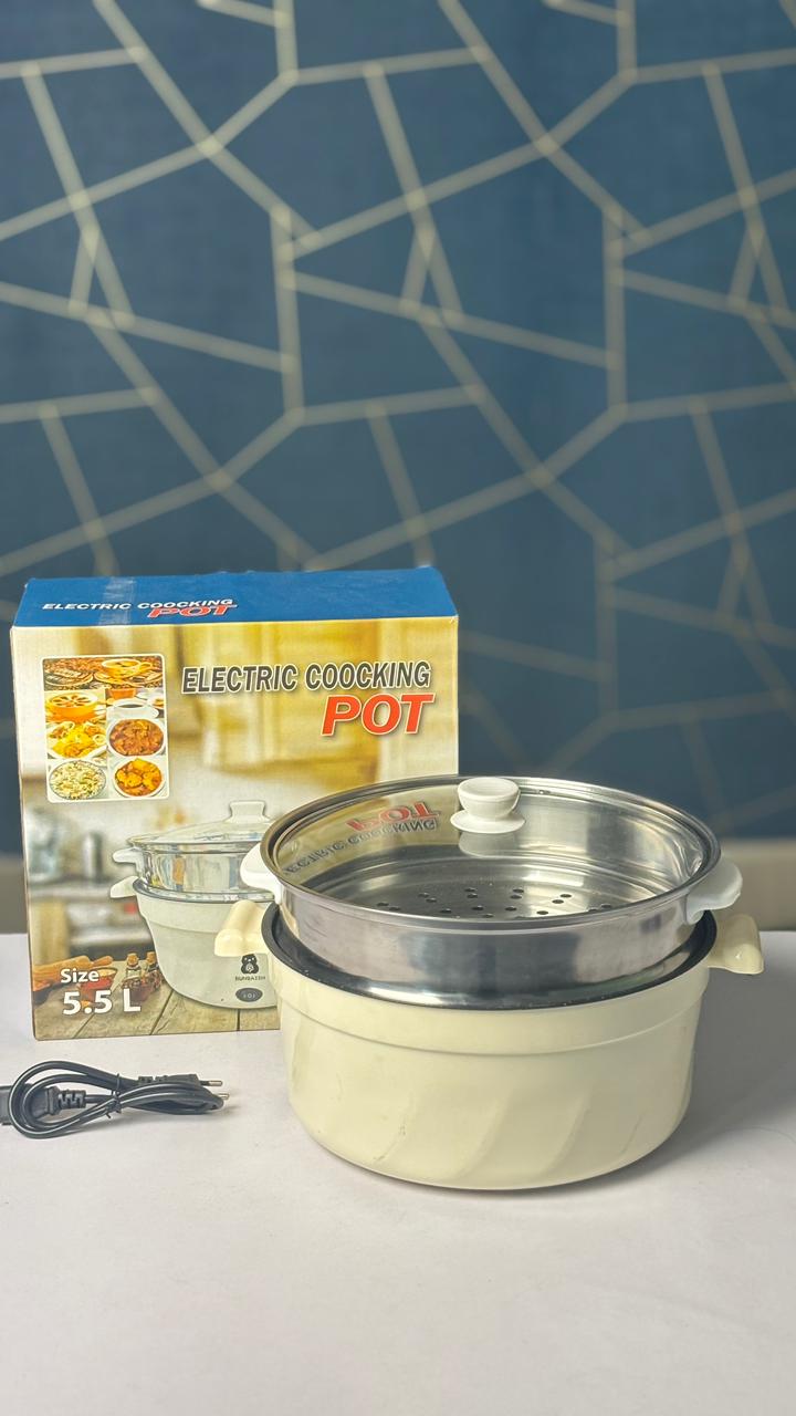Runbaisen 5.5L Multifunctional Electric Cooking Pot