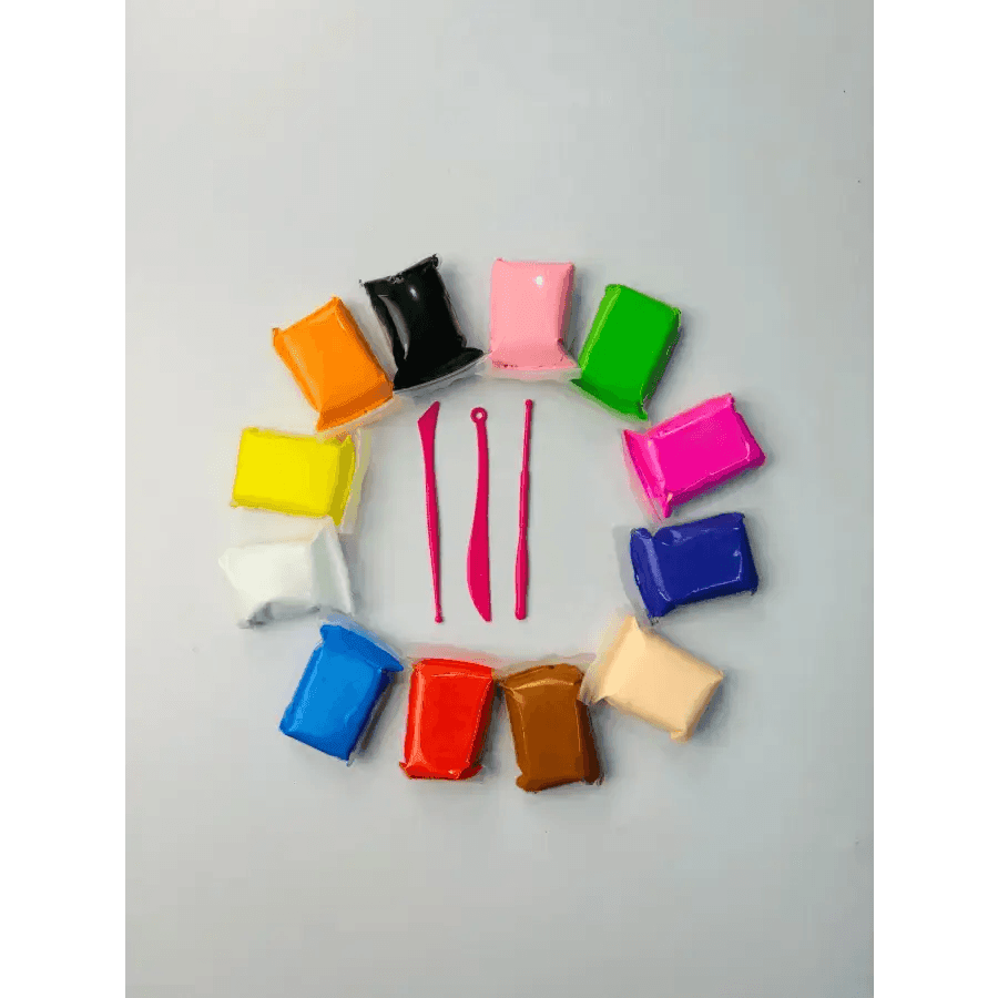 12 Color Superlight Clay - HT Bazar