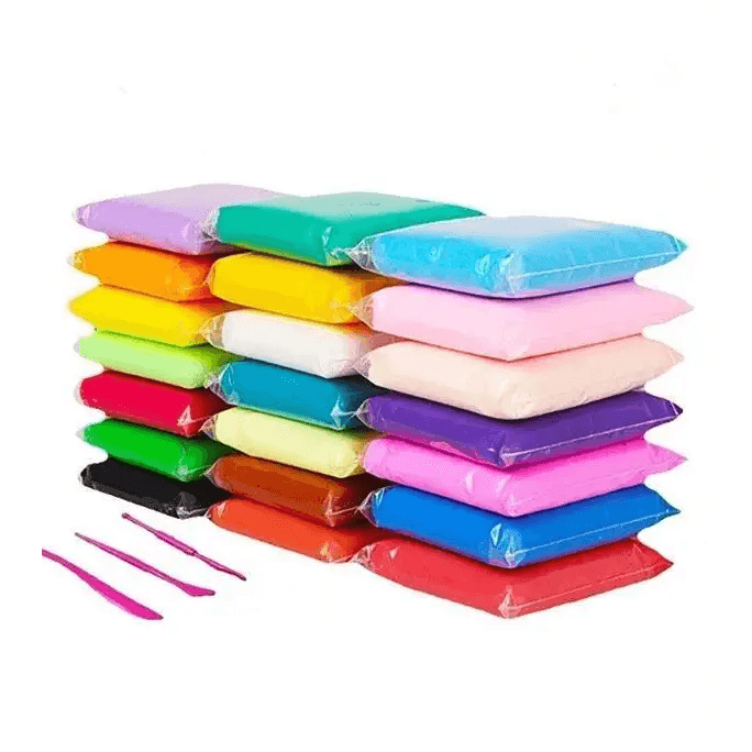 12 Colors Soft Super Light Clay - HT Bazar