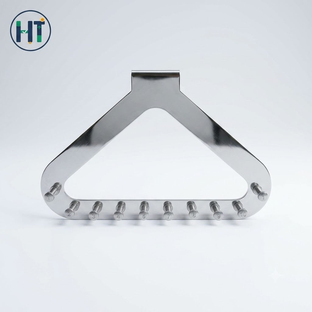 10 Hook Stainless Steel Door Hanger
