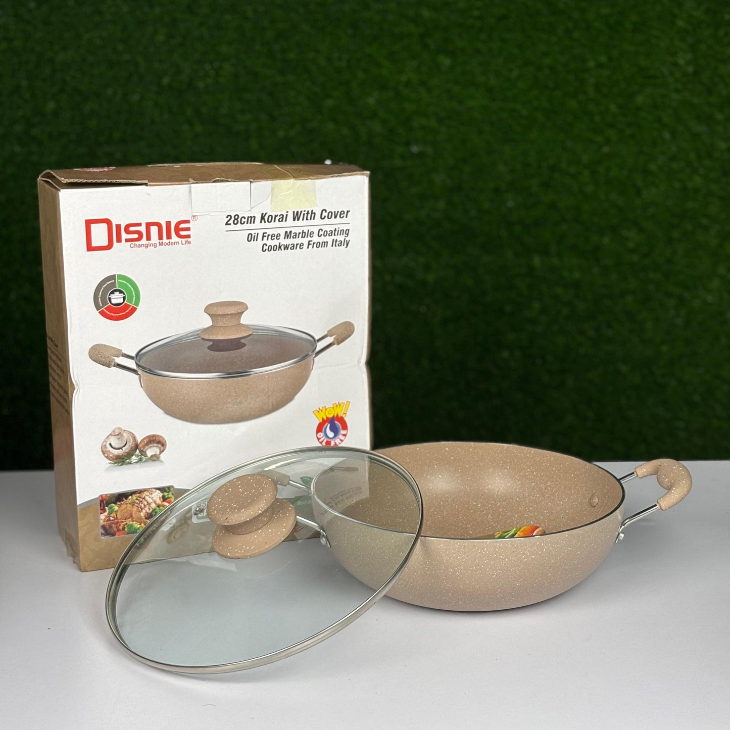 Disnie 28cm Marble Korai with Cover