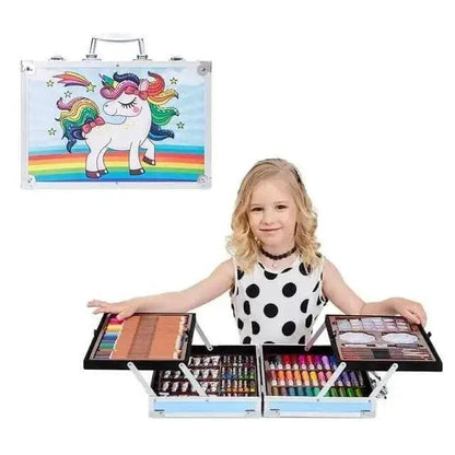 145 pieces of aluminum box set watercolor pen - HT Bazar