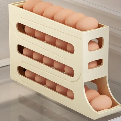 4-Layer Egg Storage Box Organizer