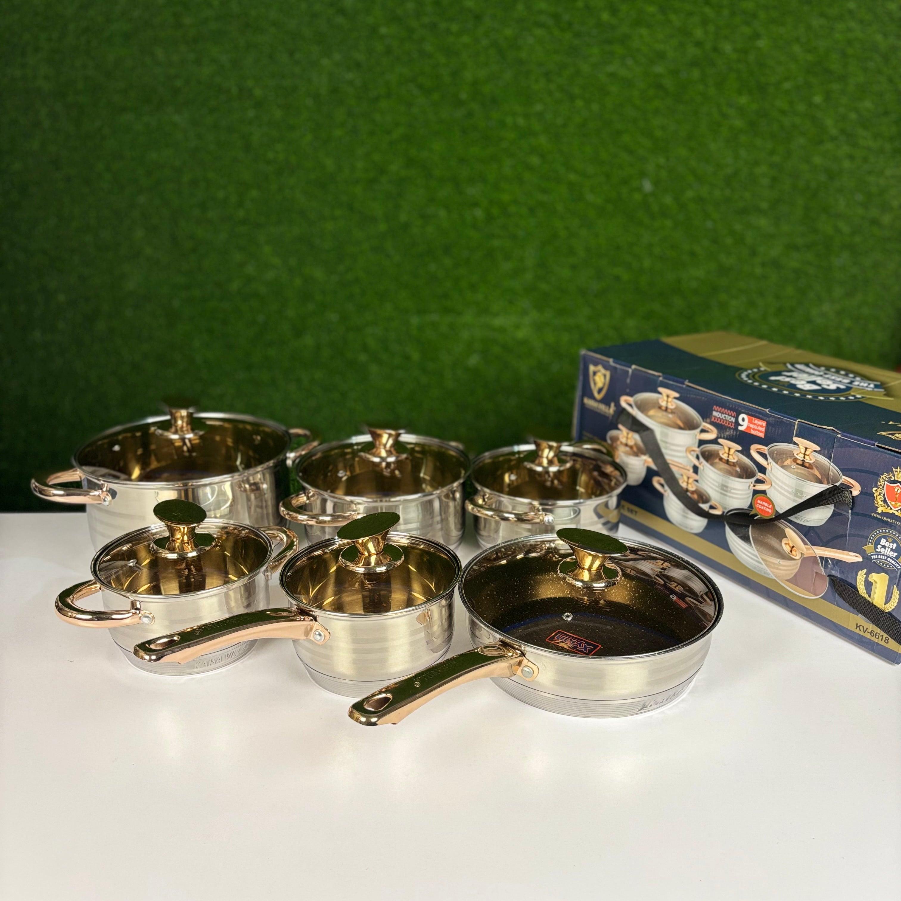 Kaisa Villa 12PCS Cookware Set