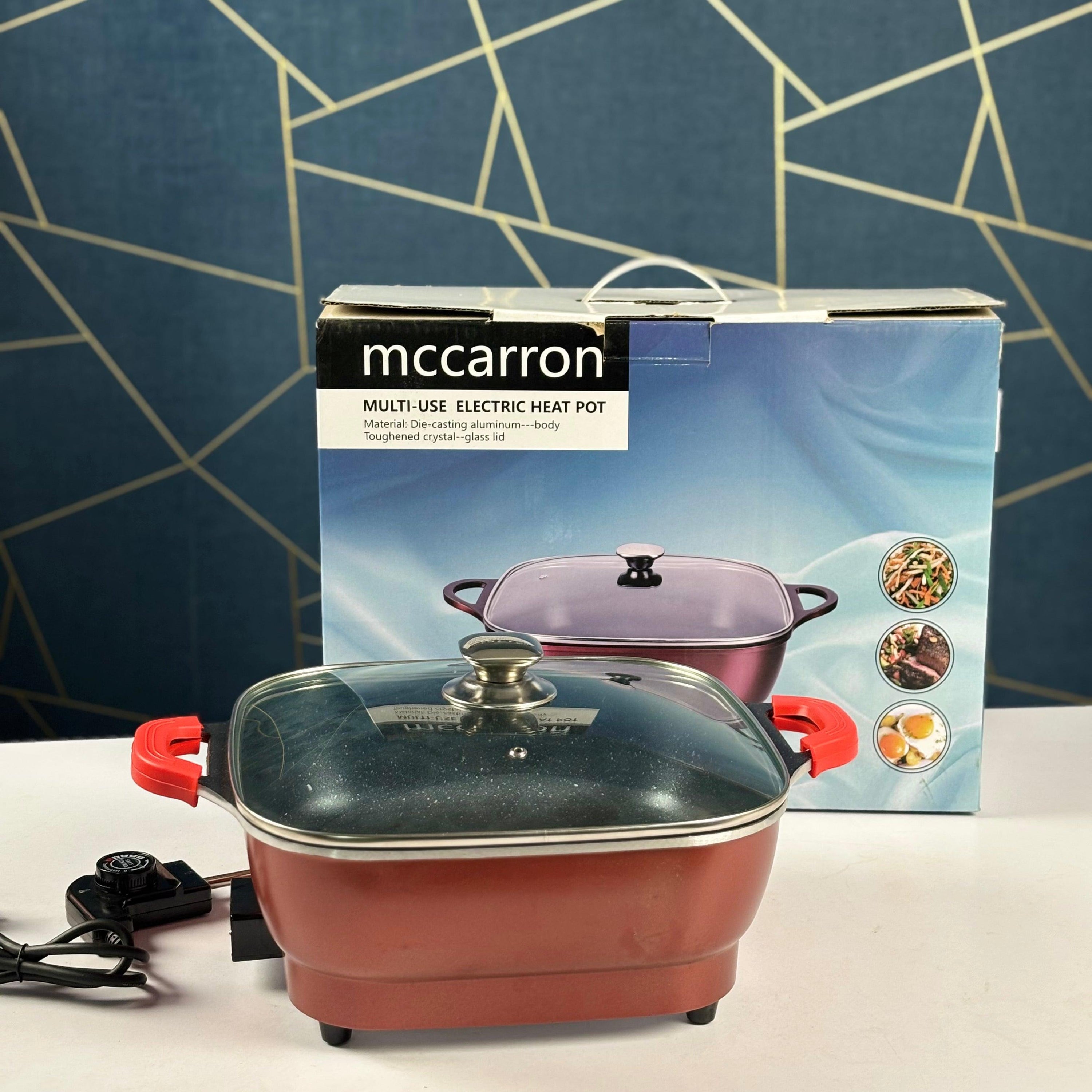 Mccarron Multi-Use Electric Heat Pot with Glass Lid LX-G30