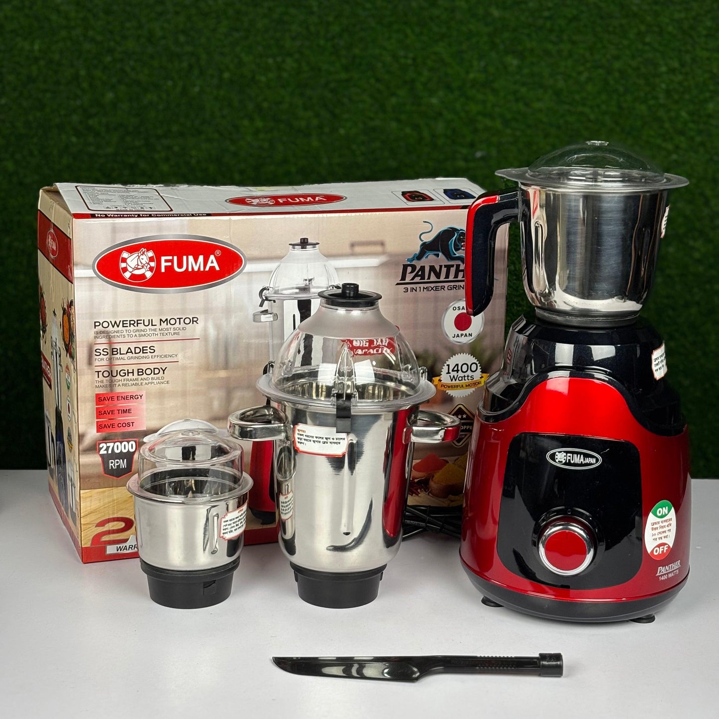 Fuma Panther 3 in 1 Mixer Grinder