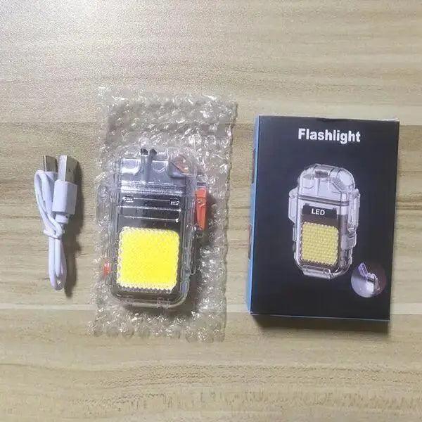 2 in 1 Mini Rechargeable Lighter - HT Bazar