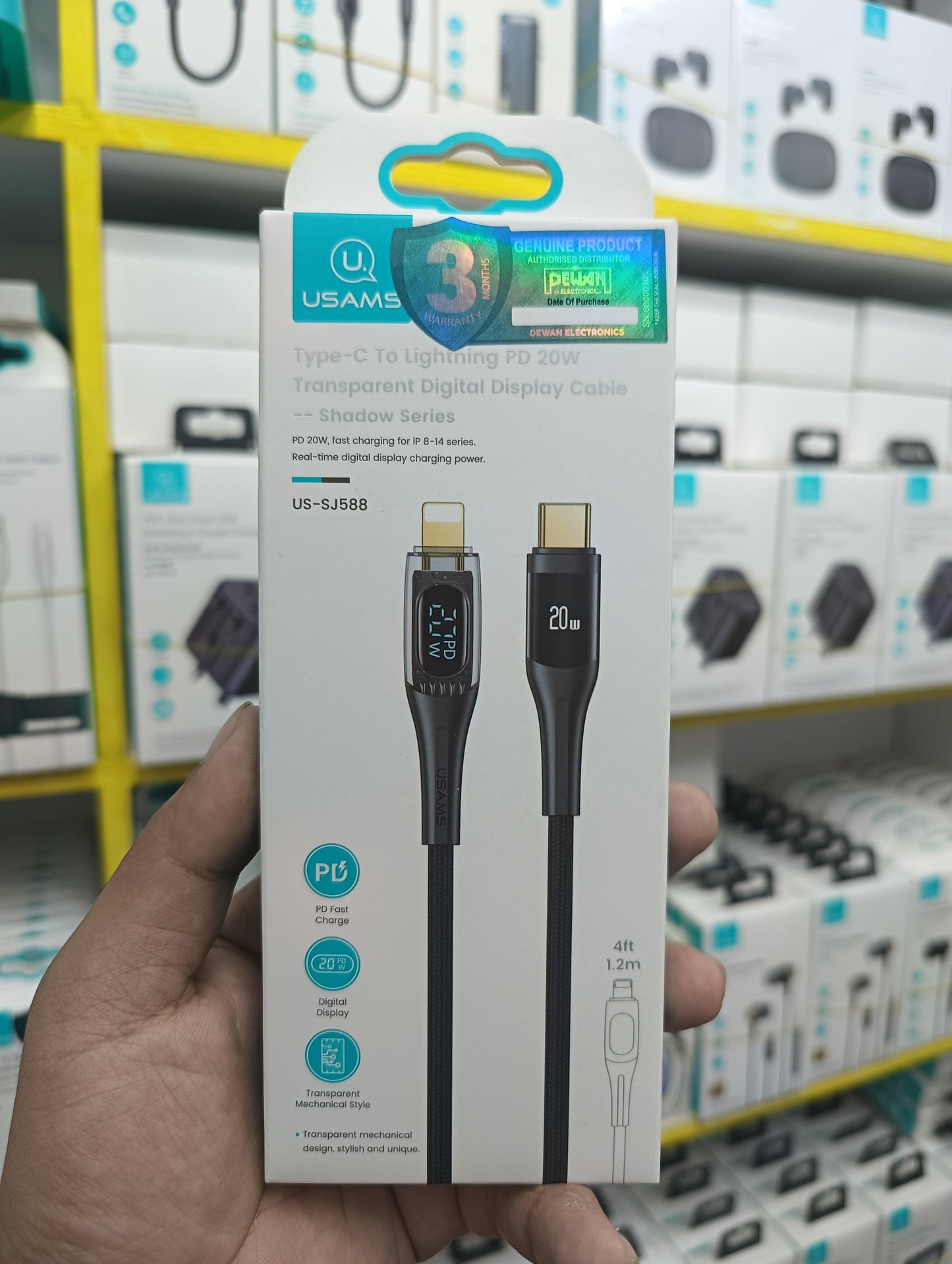 20 W type C display cable - HT Bazar