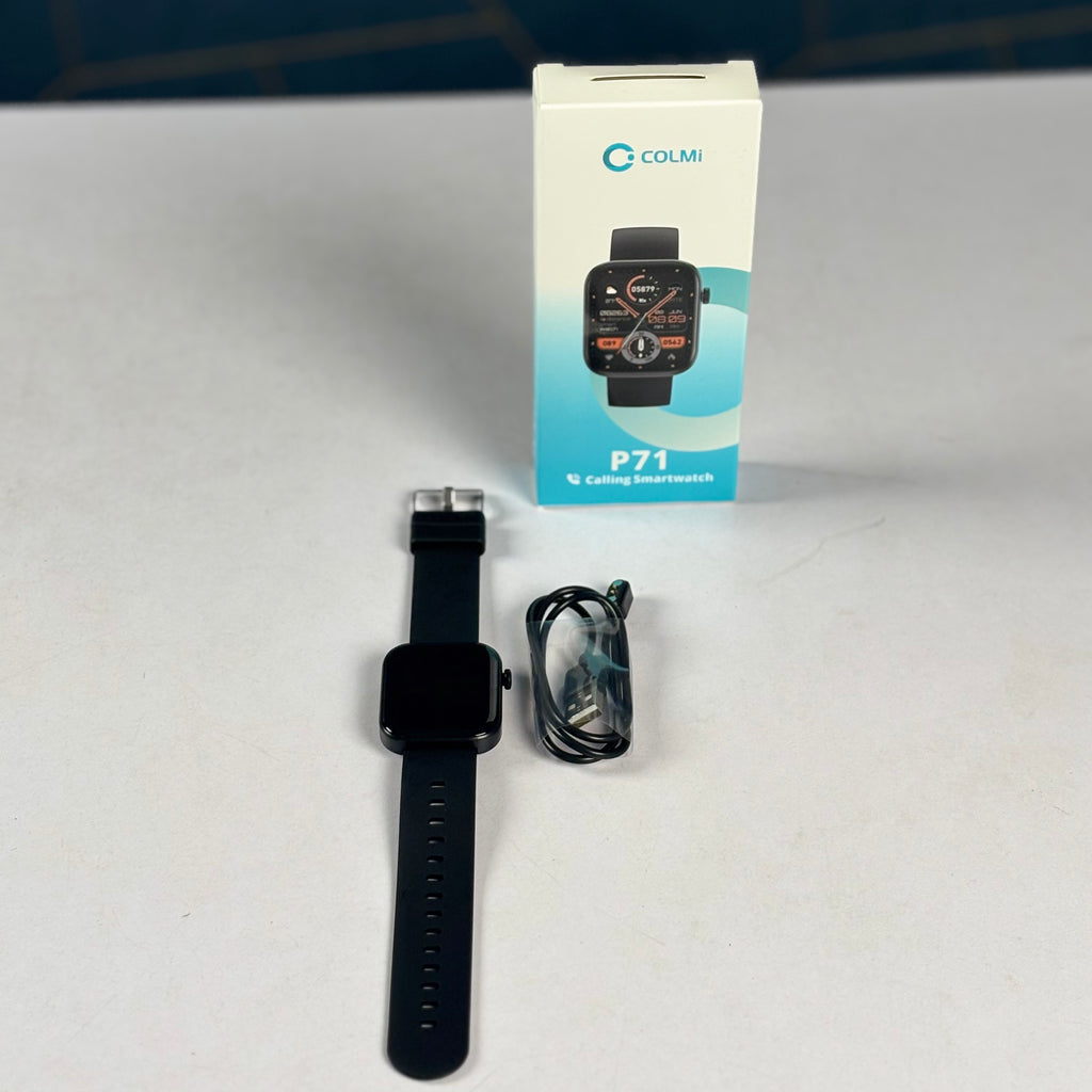 colmi calling smartwatch-P71 Black Colour
