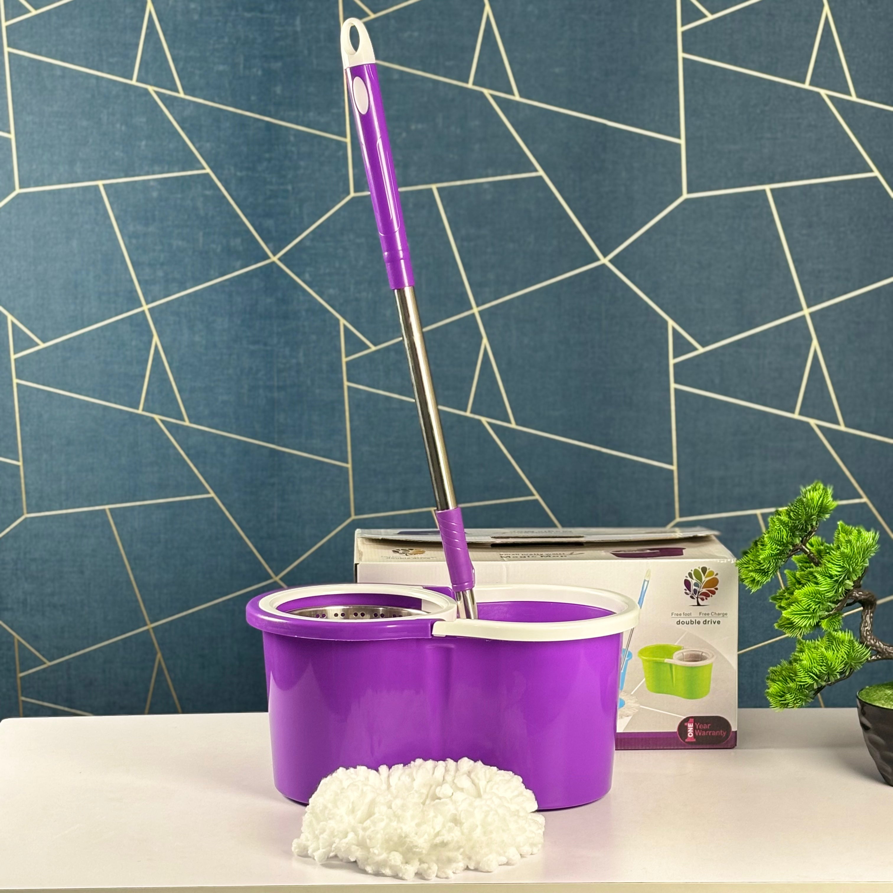 small pretty waist magic mop double drive