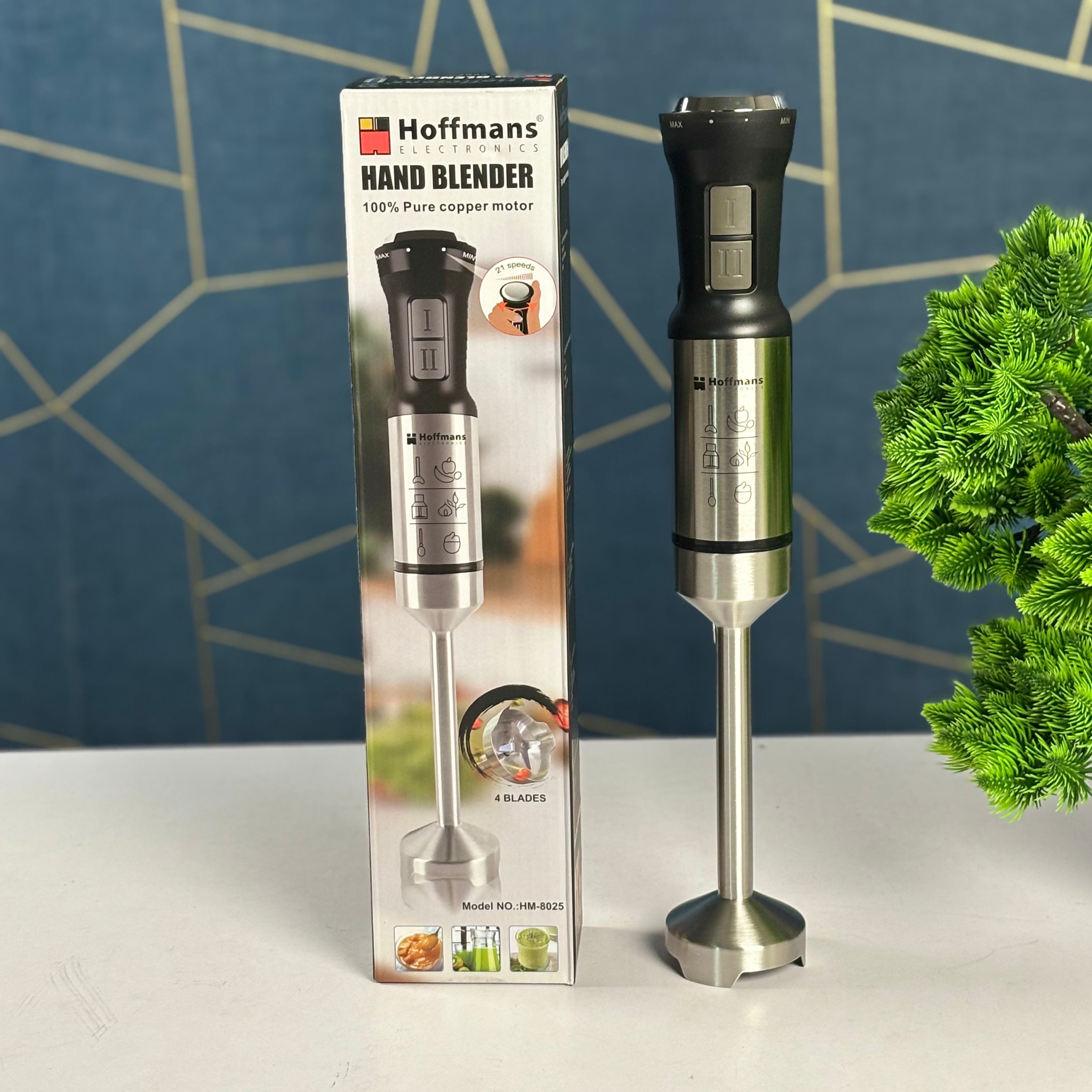 hoffmans hand blender 1000W -HM8025