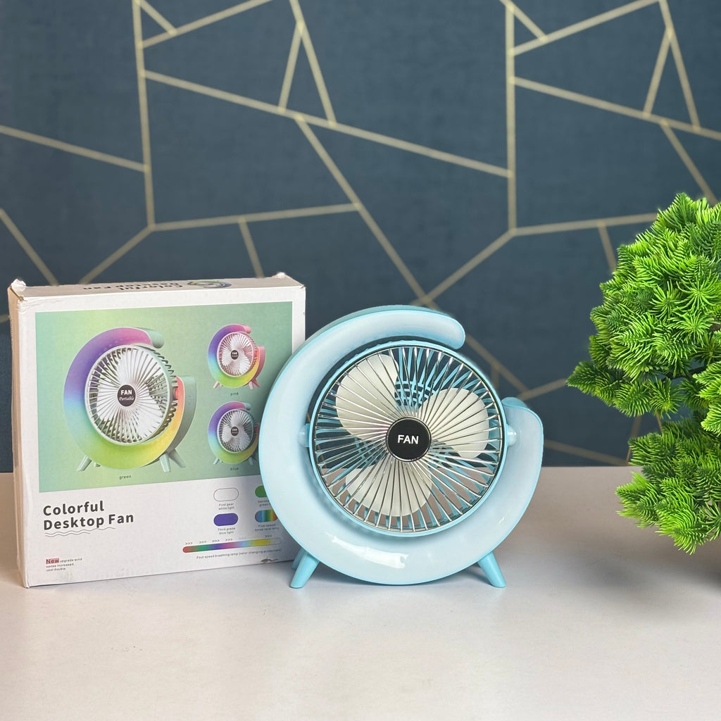 colourful desktop fan