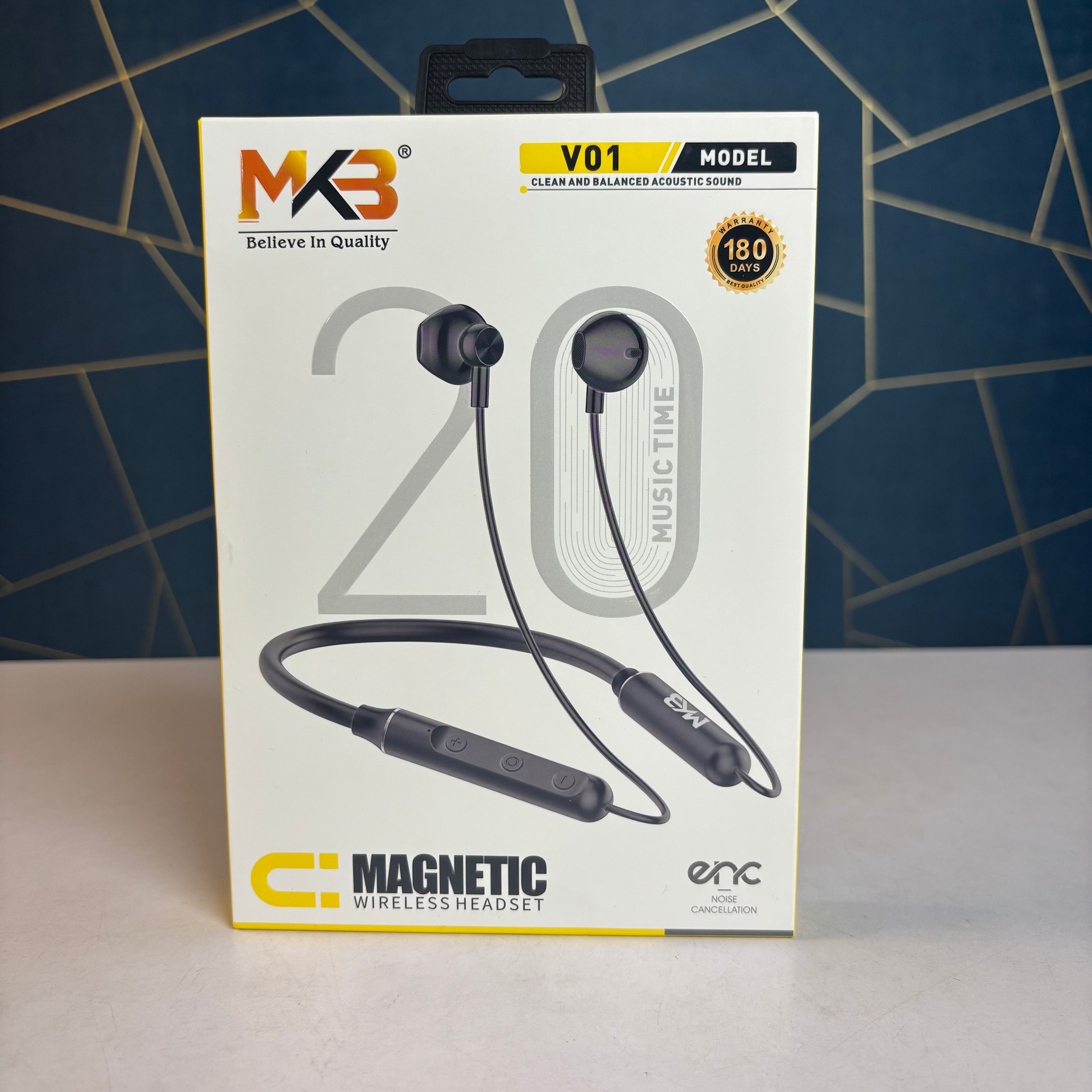 MKB Magnetic wireless Headset 20H V01