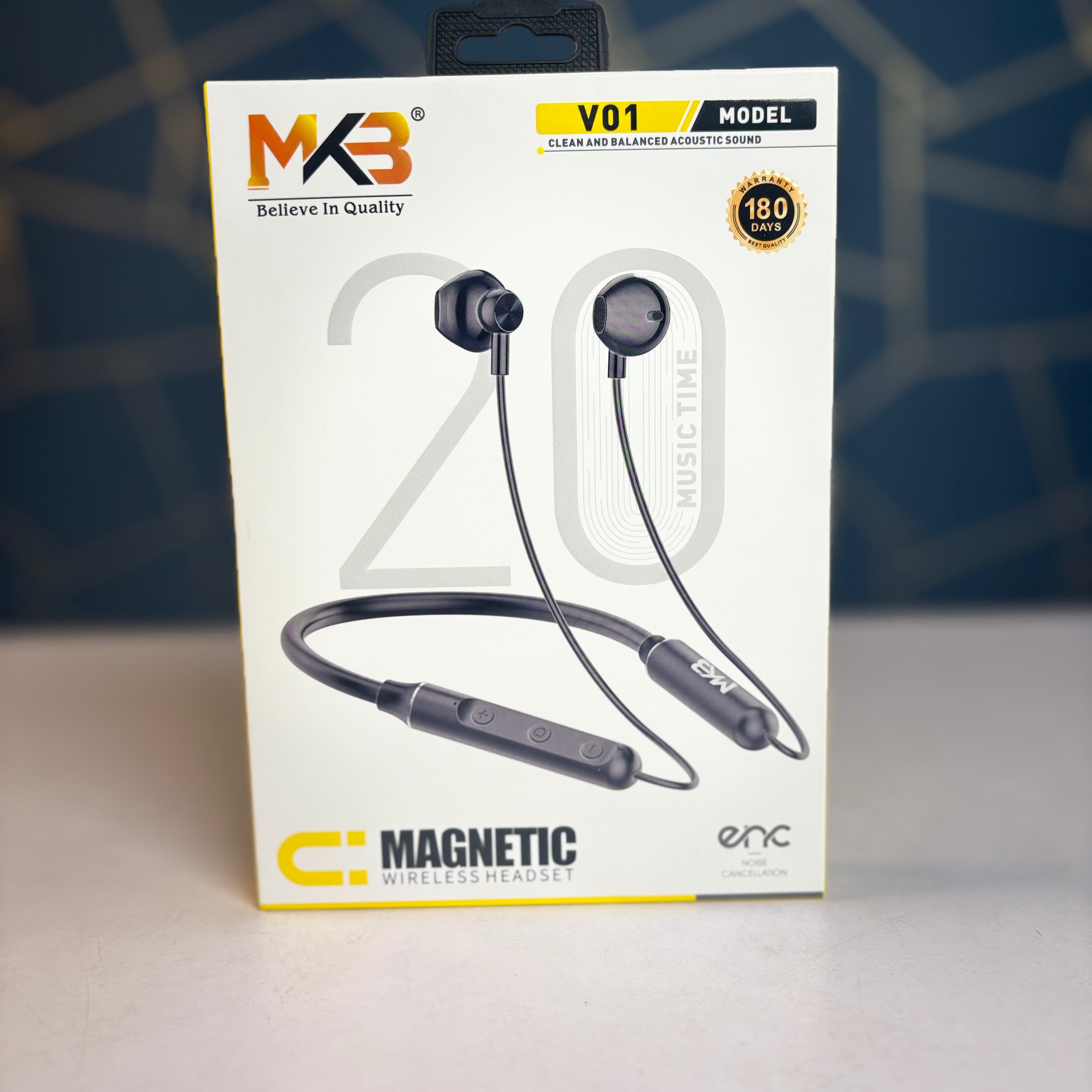 MKB Magnetic wireless Headset 20H V01