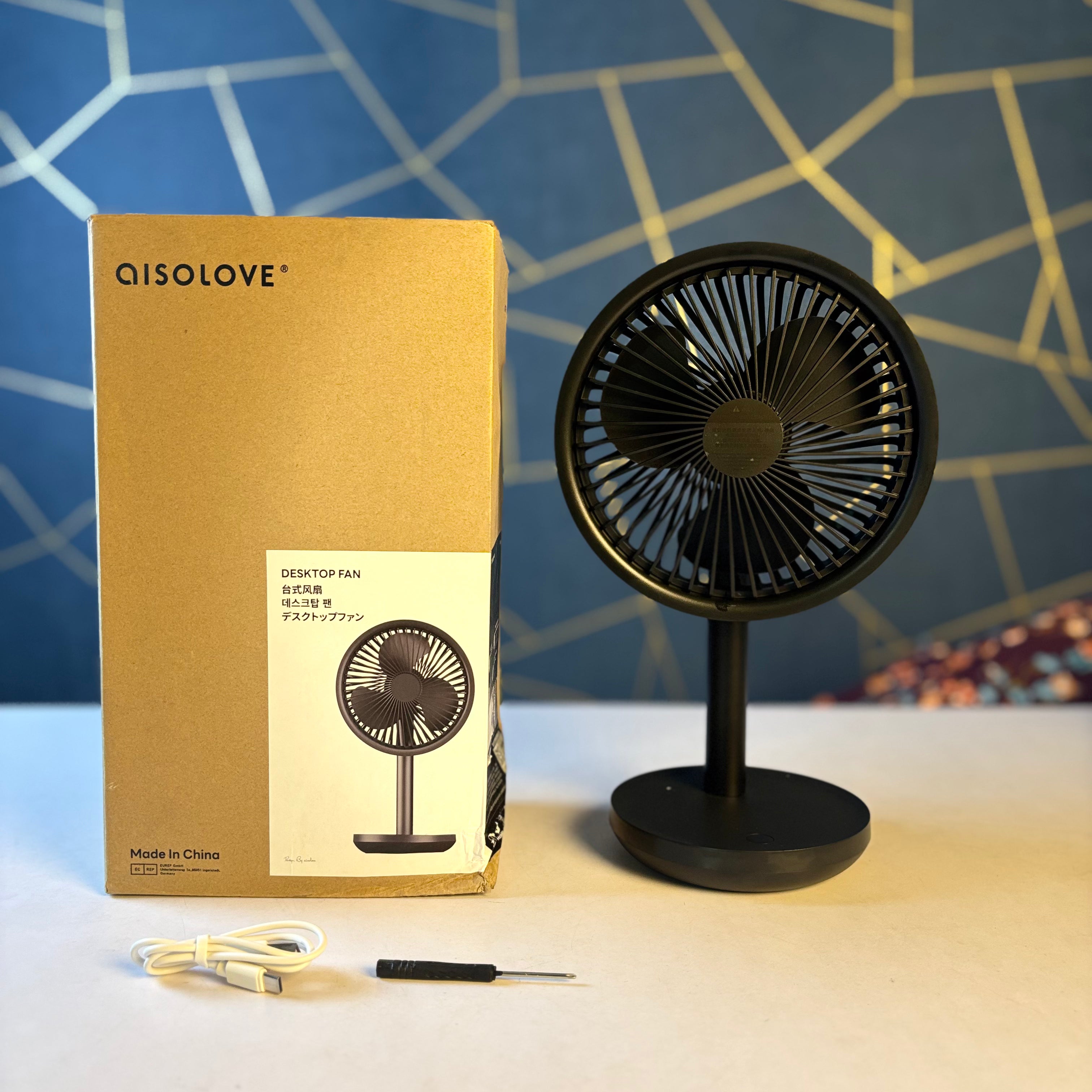 qisolove desktop fan