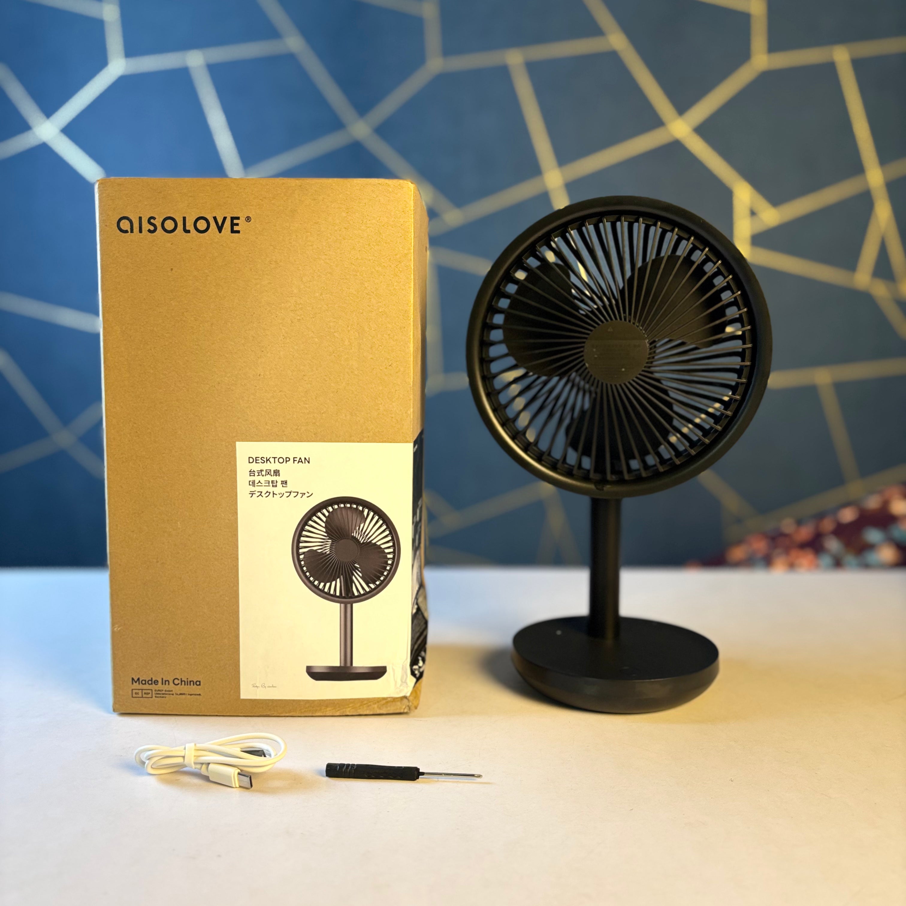 qisolove desktop fan
