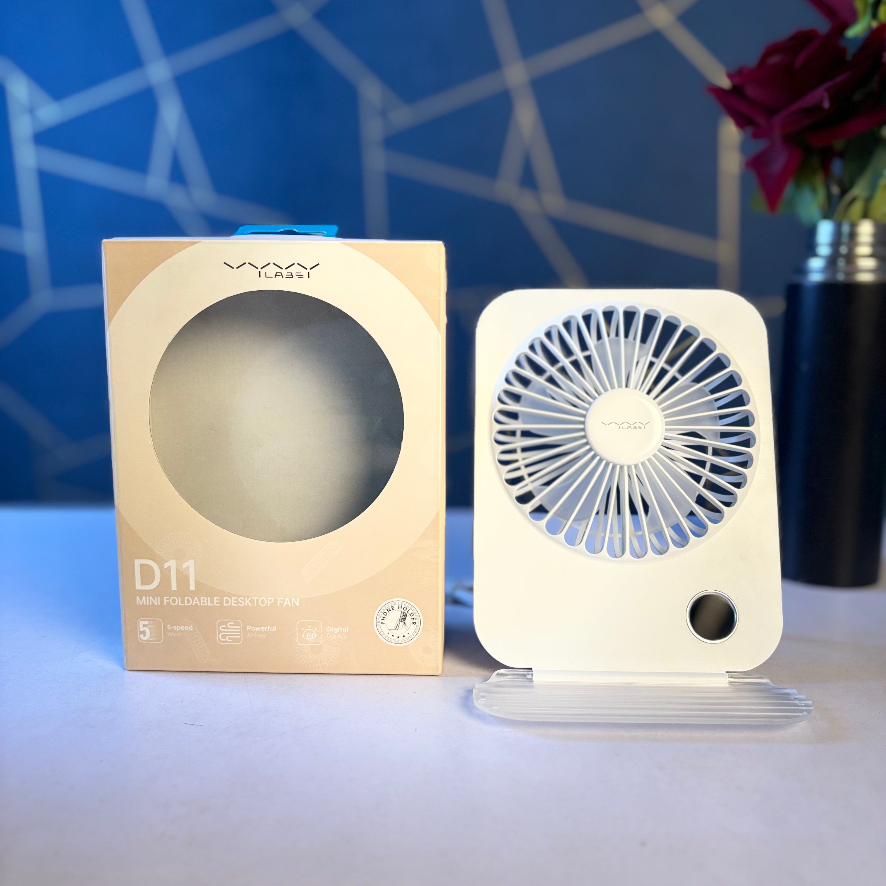 Vyvylabs Mini Foldable Desktop Fan-D11