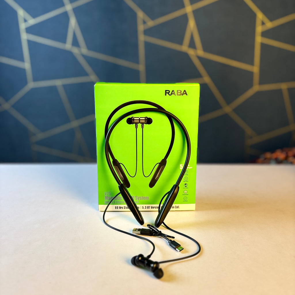 Raba magnetic wireless Neckband 80 hours-V75
