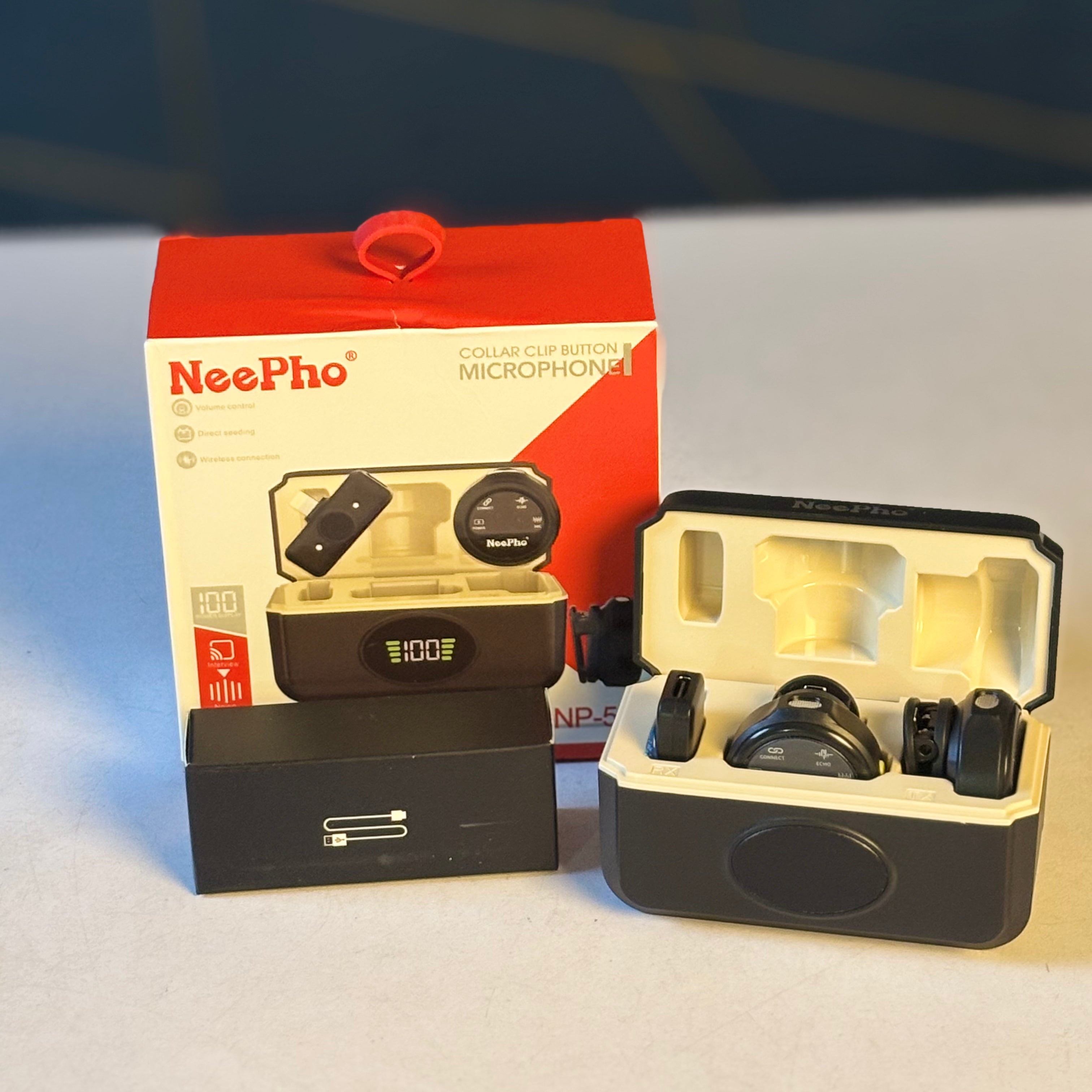NeePho wireless clip-on microphone NP-58