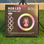RGB LED SOFT RING LIGHT WITH STAND - MJ36