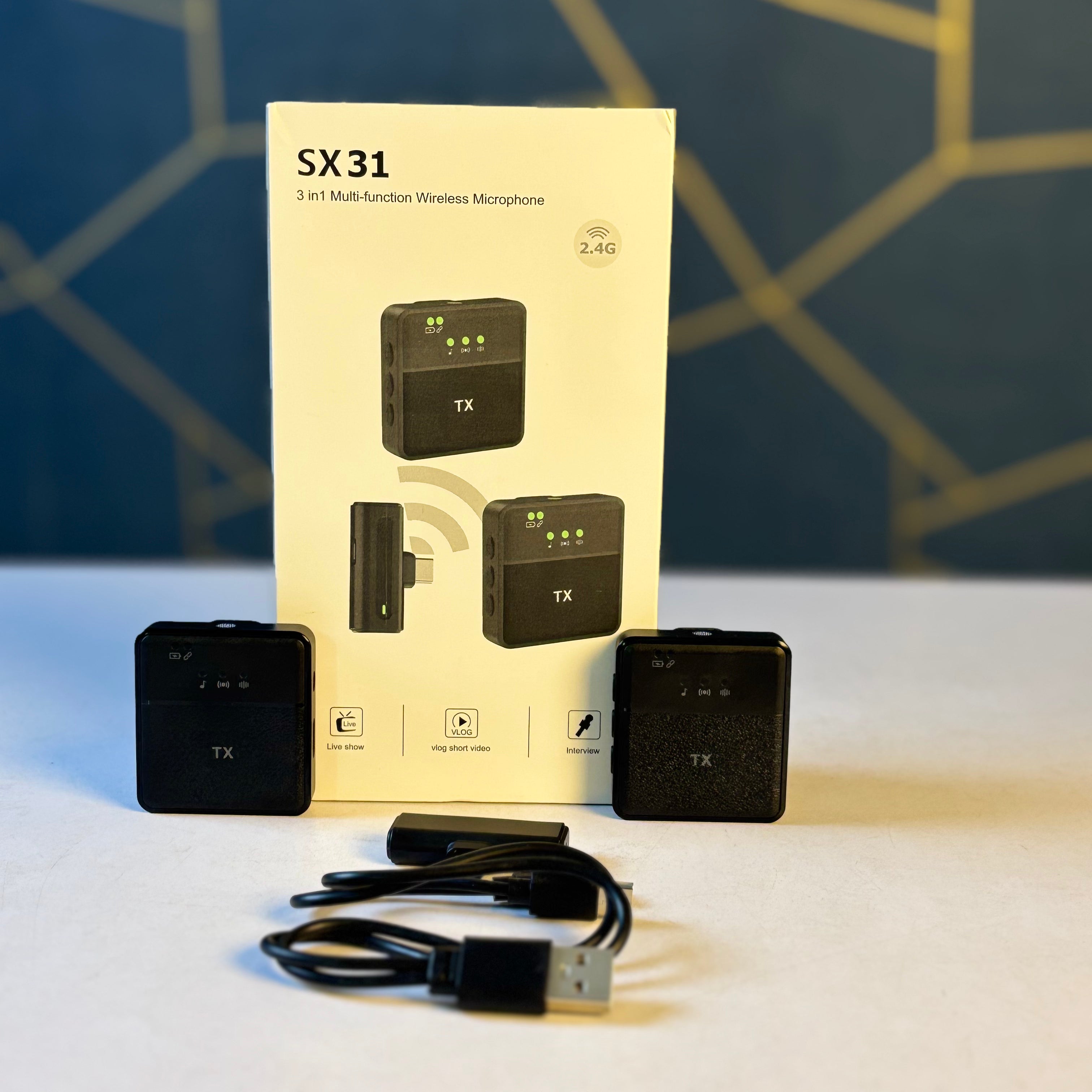 3 in1 Multi-function Wireless Microphone-SX31