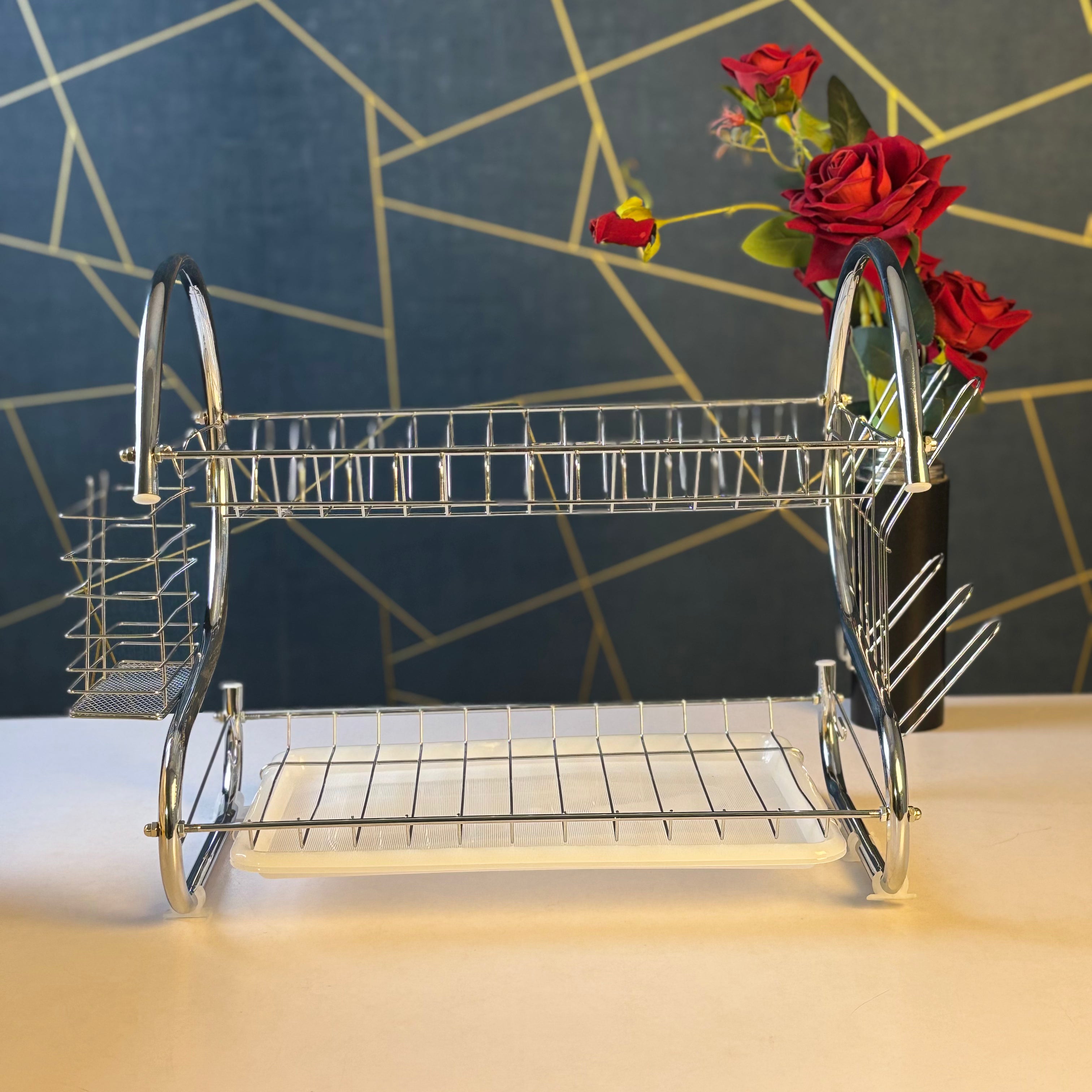 2 layer dish drainer rack-WL264