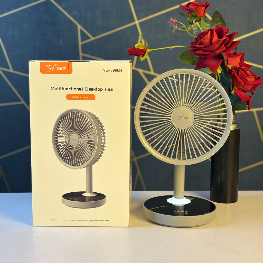 yage multifunctional desktop lighting fan-YG7998N