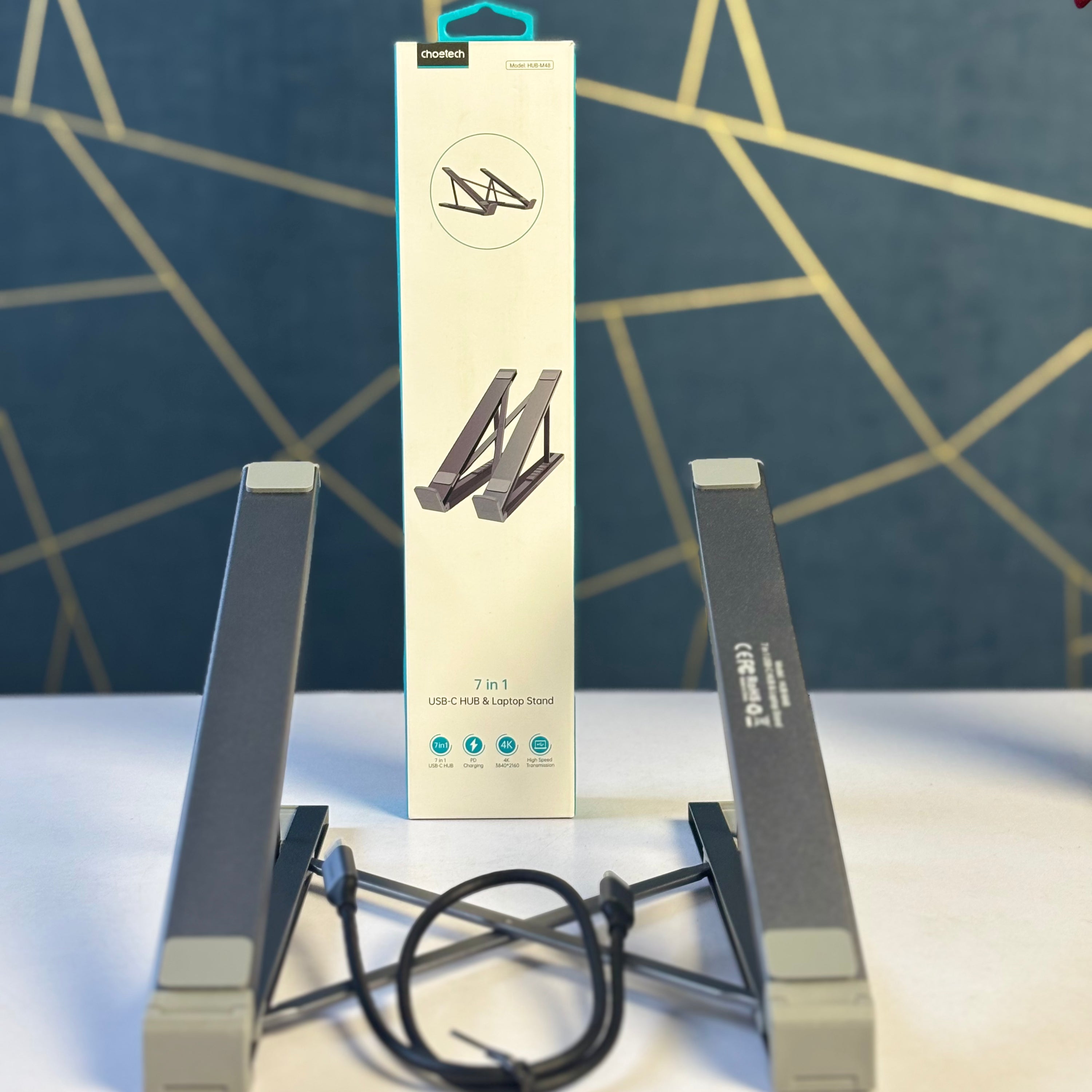 7 IN 1 DOCKING STATION LAPTOP STAND