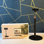 Multi-function desktop phone holder