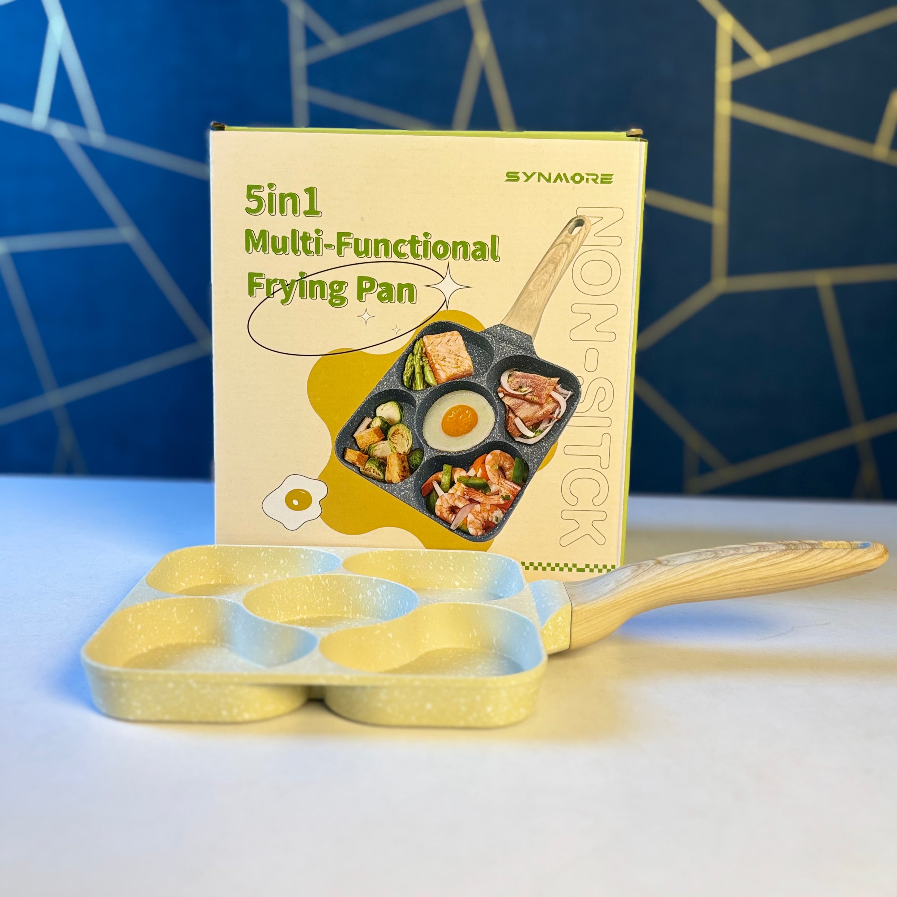 SYNMORE 5in1 Multi-Functional Frying Pan