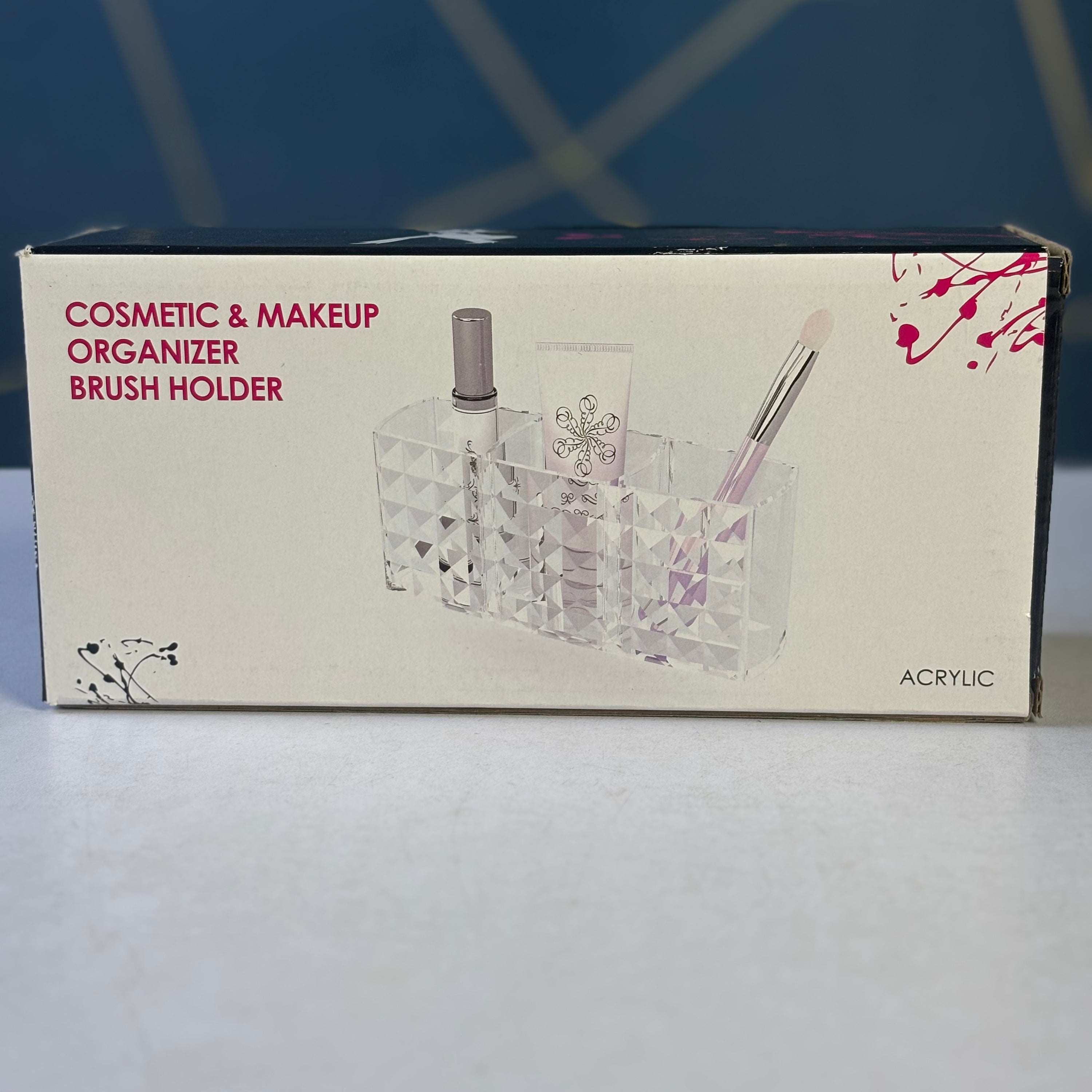 Transparent Cosmetic & Makeup Organizer Brush Holder