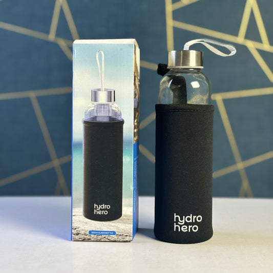 Hydro Hero Glass Bottle-500ml