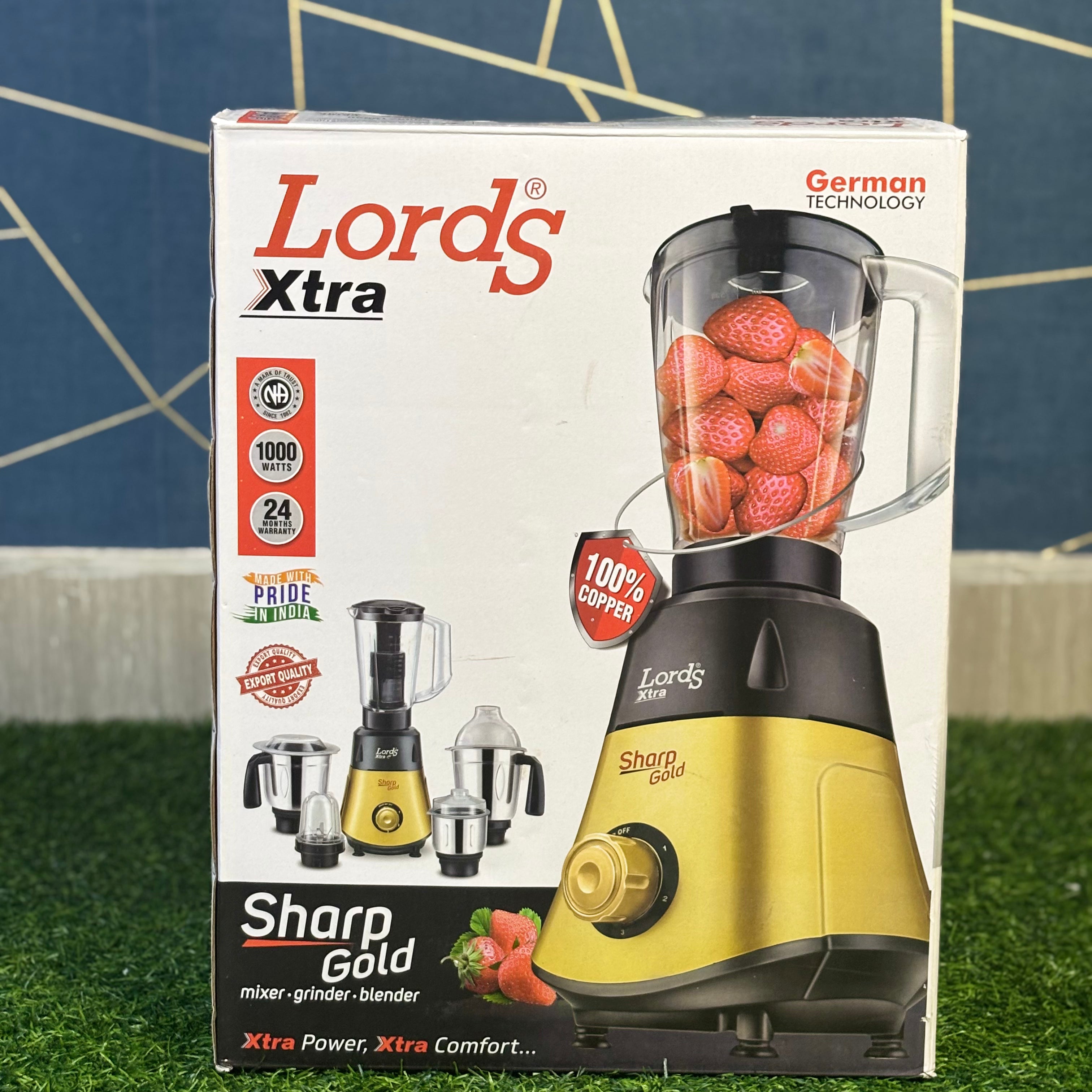 Lords Xtra Sharp Gold Mixer Grinder Machine