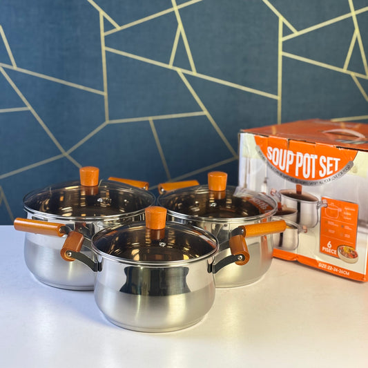 6Pis Soup Pot Set