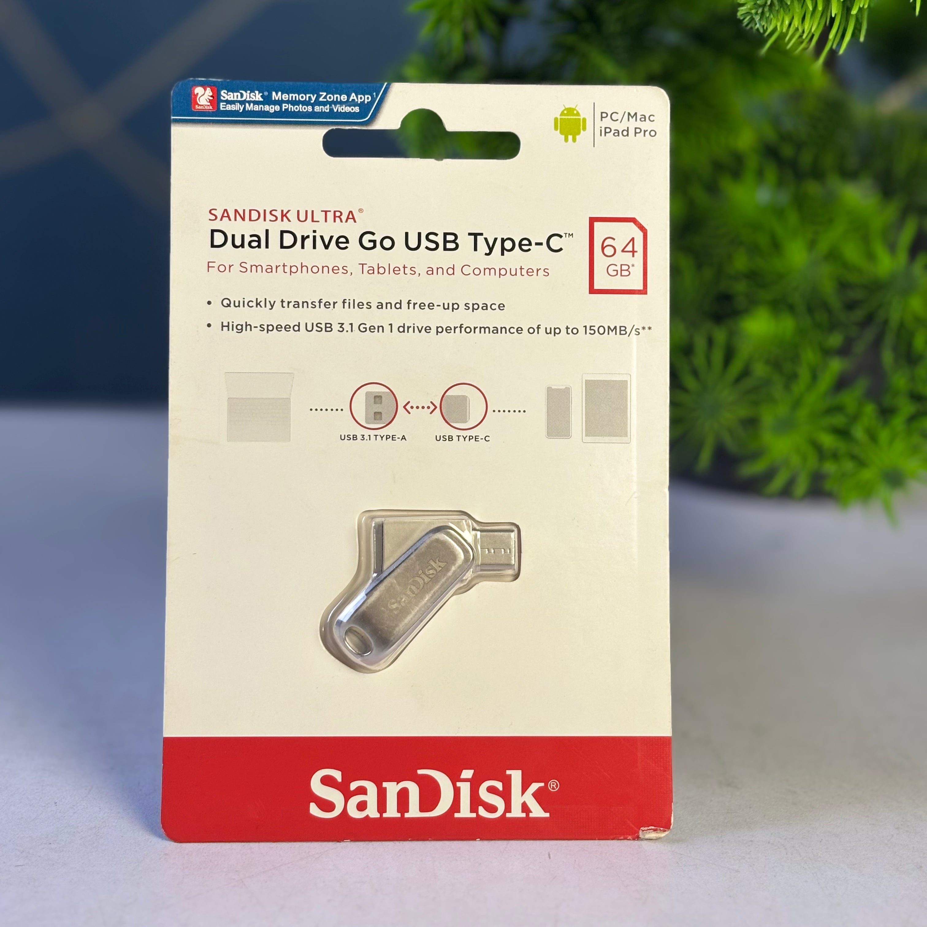 SANDISK ULTRA  Dual Drive Go USB Type-C 64GB