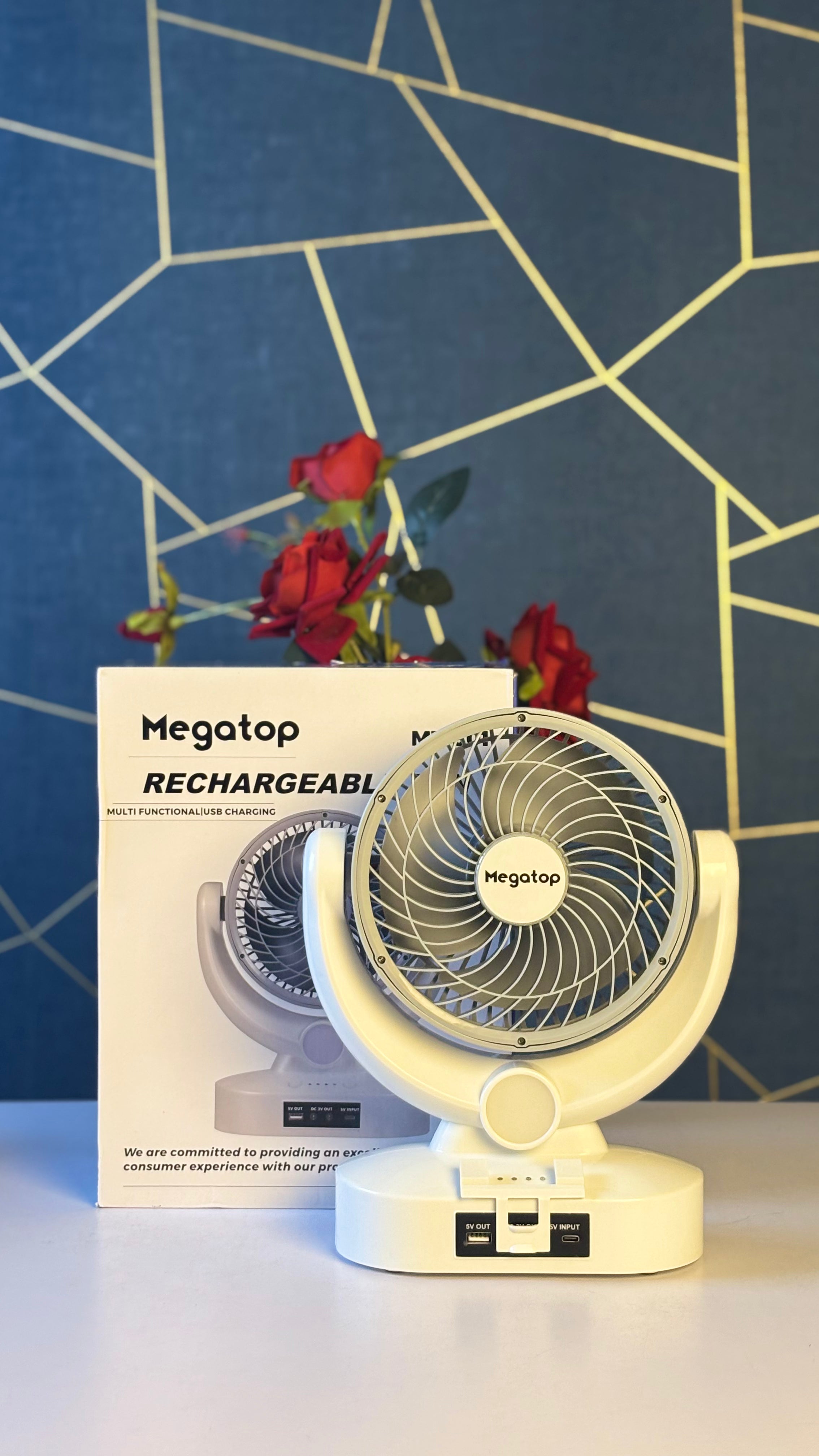 Megatop Rechargeable Fan MT-801