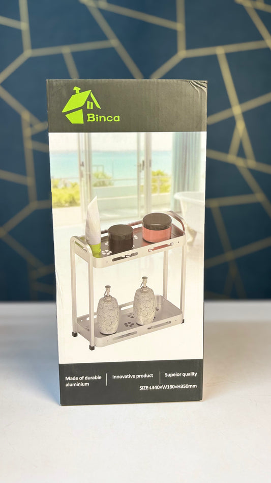 Binca 2-Tier Aluminum Rack